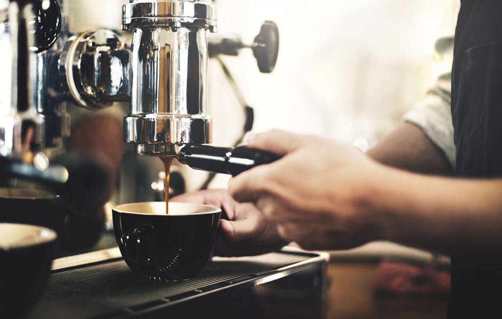 Vending und Kaffee.